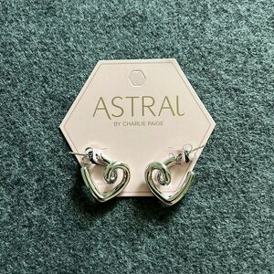 Astral heart knot earrings‎